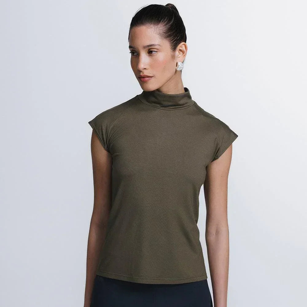 Kit 3 Regatas Gola Alta Tech T-Shirt® High Neck