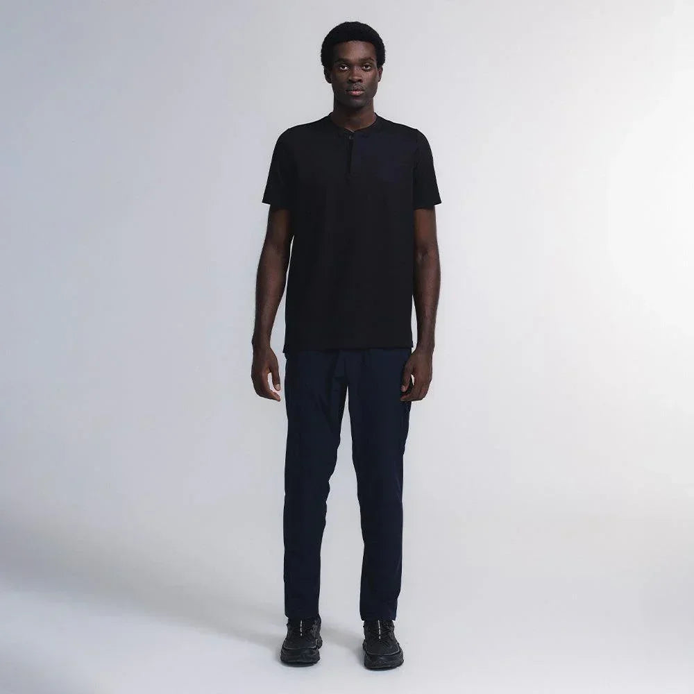 Conjunto Masculino Casual | Camiseta Henley e Calça Tech