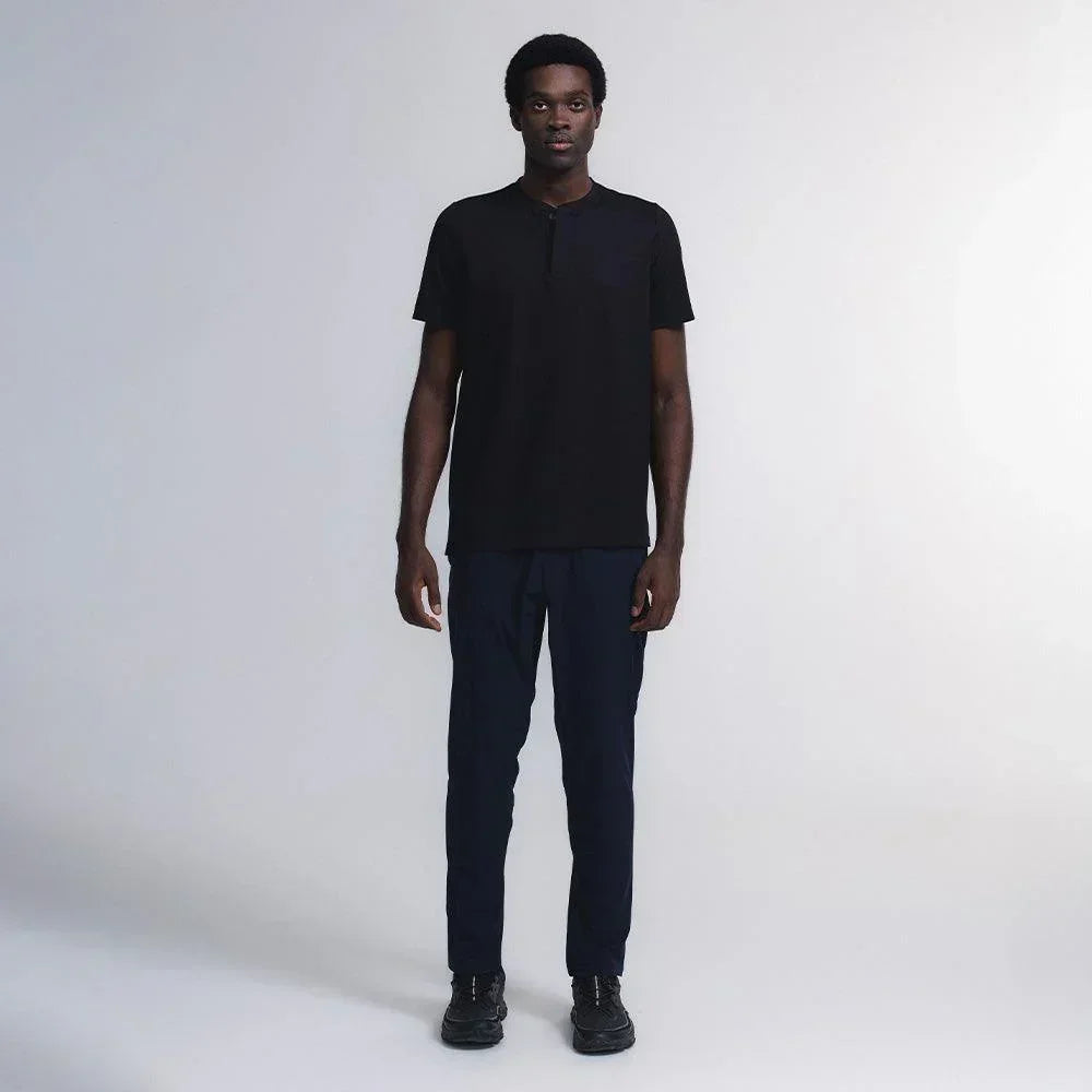 Conjunto Masculino Casual | Camiseta Henley e Calça Tech