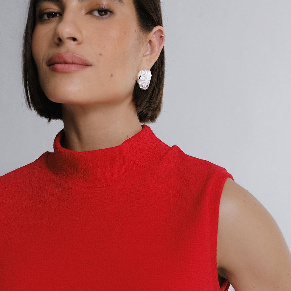 bright red