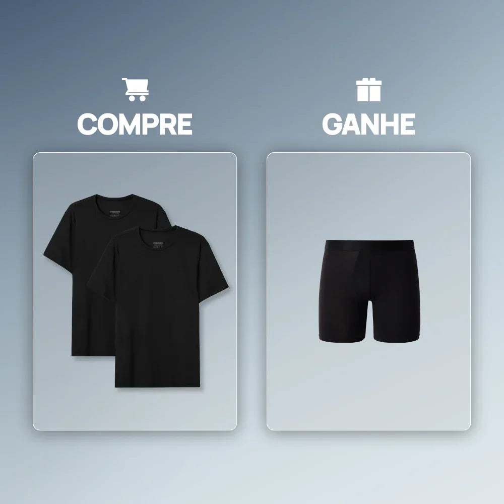 Compre 2 Tech T-Shirt e ganhe uma Cueca Performance