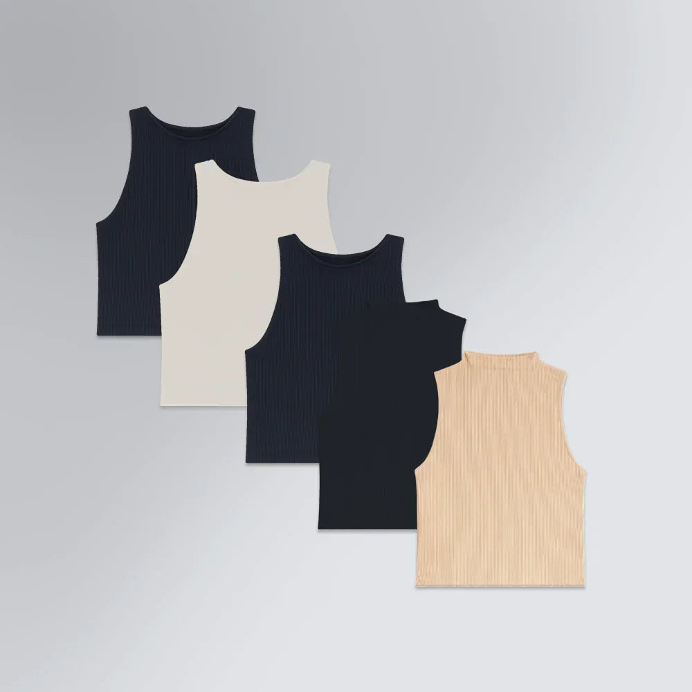 Kit 5 Regatas In-Form Seamlesss