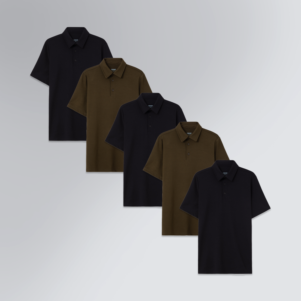 Kit 5 Camisetas Polo Game Changer