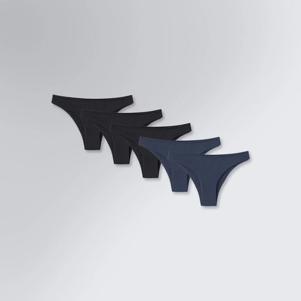 Kit 5 Calcinhas Biquíni Brief
