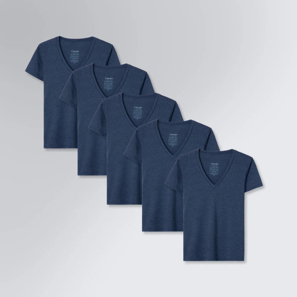 Kit 5 Tech T-Shirt® Gola V Feminina