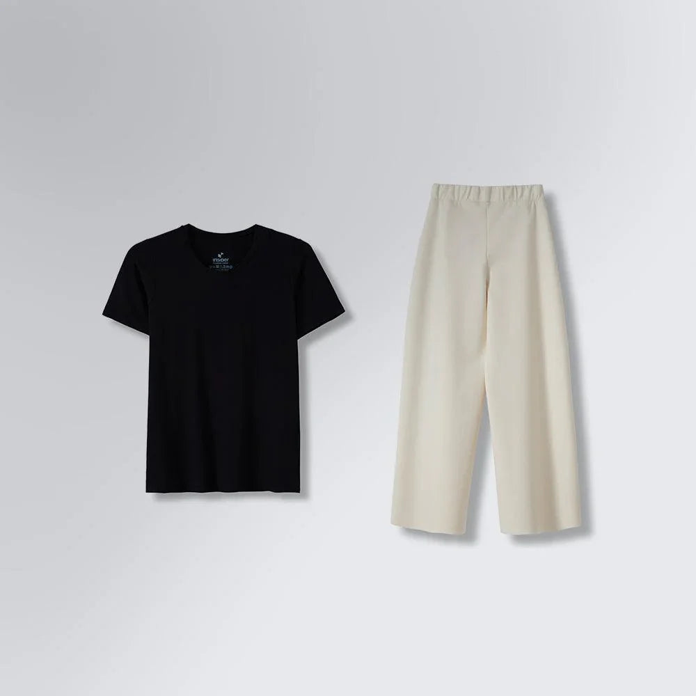 Conjunto Feminino Best Sellers | Tech T-Shirt e Wide Leg