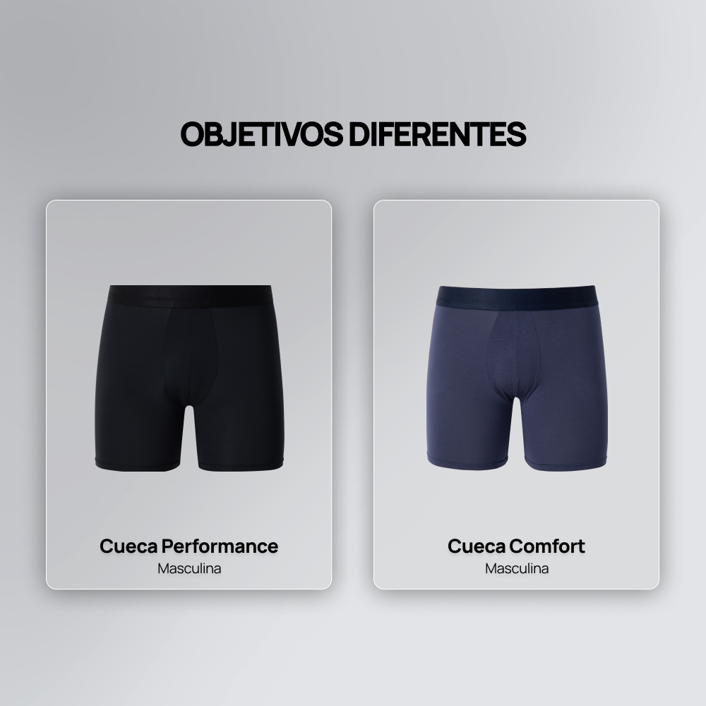 Experimente por menos: Cueca Performance + Cueca Comfort