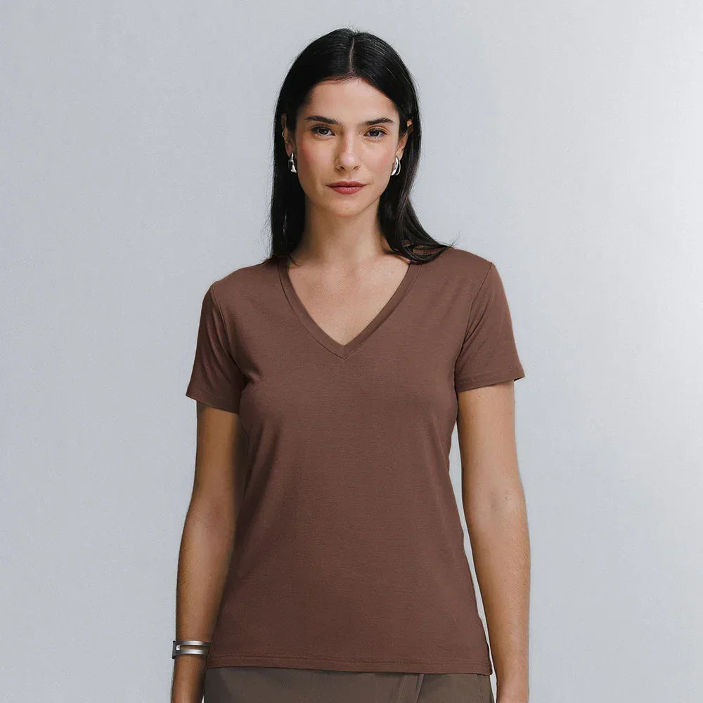 Kit Presente Tecnológico Feminino | Tech T-Shirt® Gola U e Tech T-Shirt® Gola V