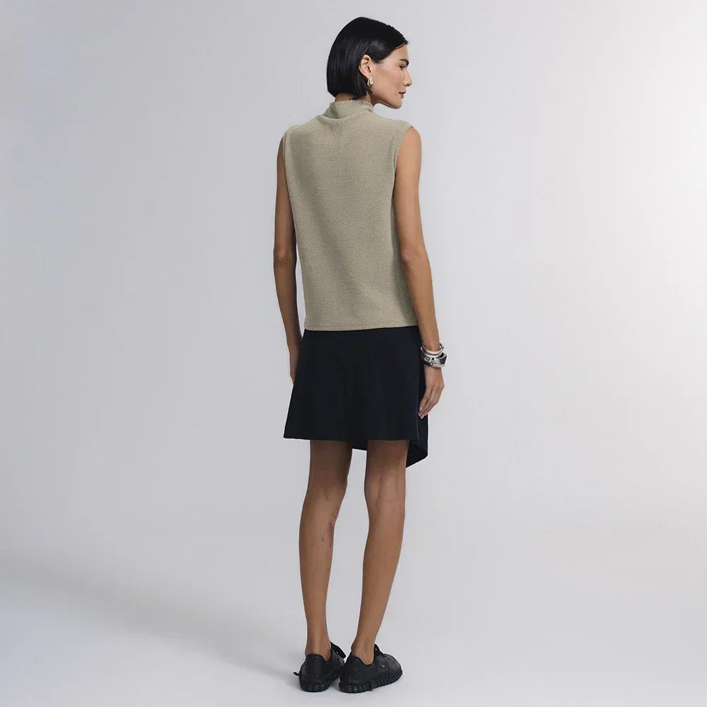 Blusa Gola Alta Techsture Vest- ad