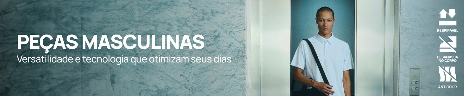 ROUPAS MASCULINAS TECNOLÓGICAS