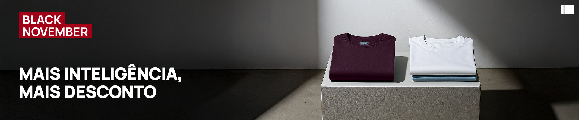 Banner topo de coleção Kits Essenciais Insider Black Friday 2025