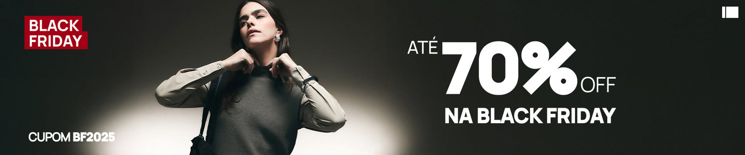 Banner topo de coleção femininos black friday insider 2025