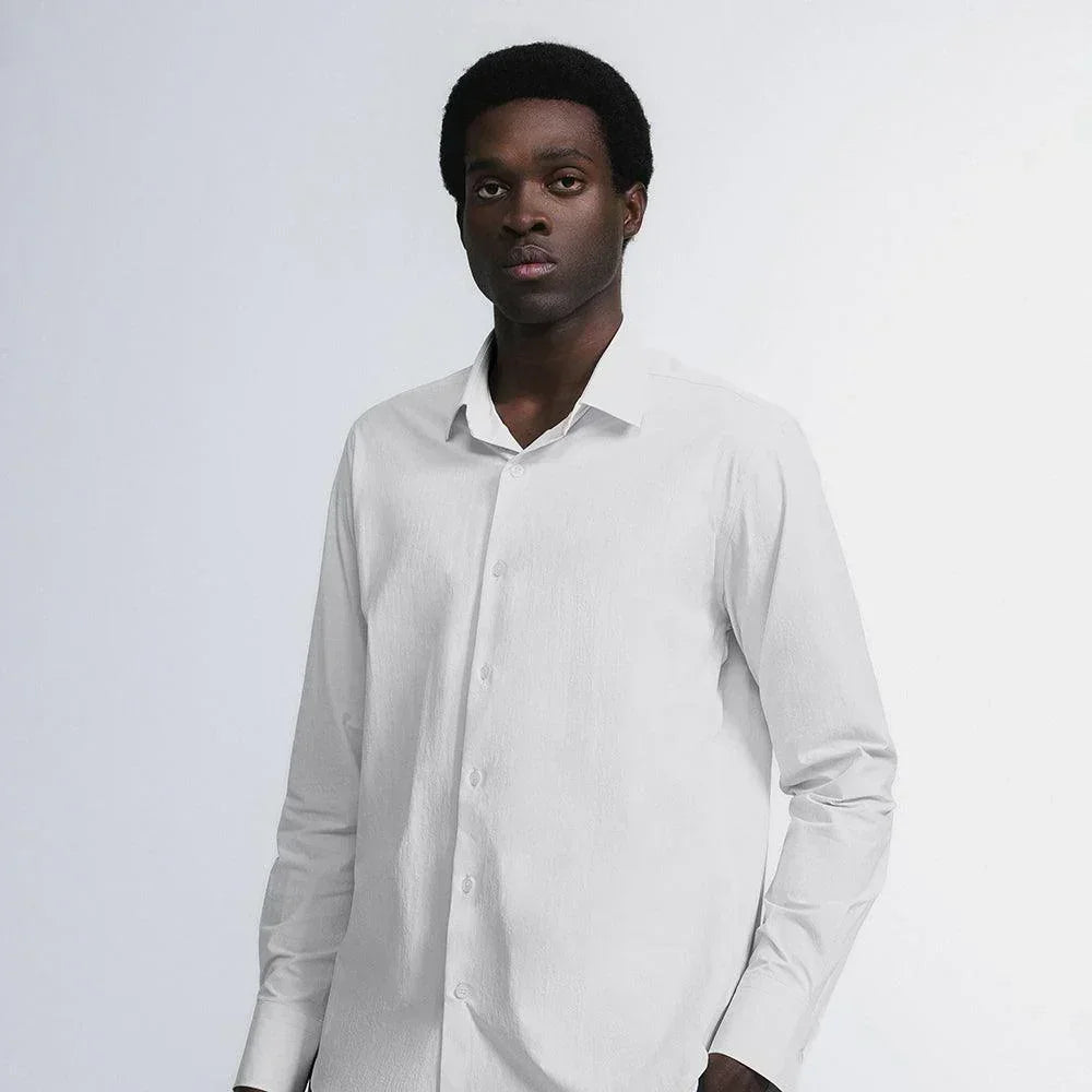 Camisa Social Masculina Alfaiataria Tech Desamassa Fácil – Insider