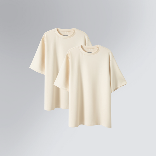 Kit 2 Camiseta Oversized T-Shirt Feminina