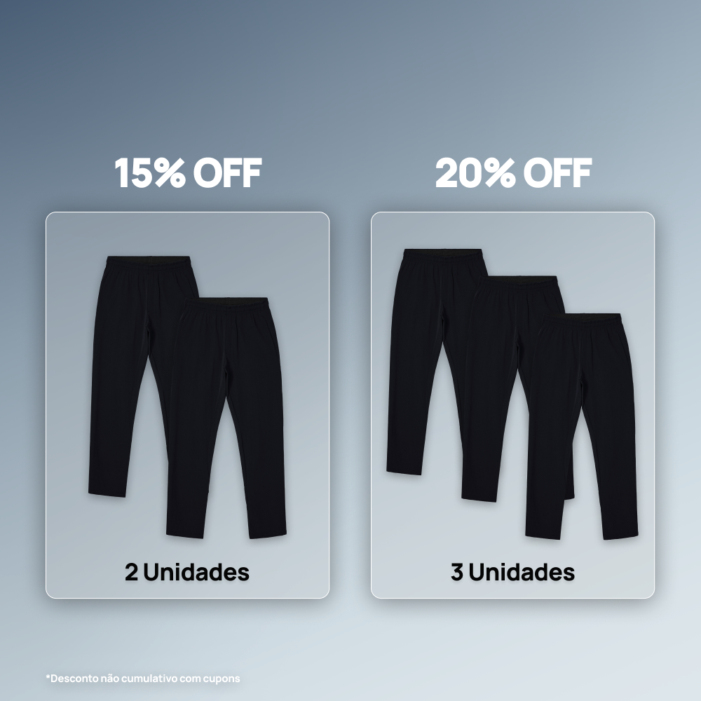Calça Tecnológica Masculina FutureForm® - Desconto Progressivo
