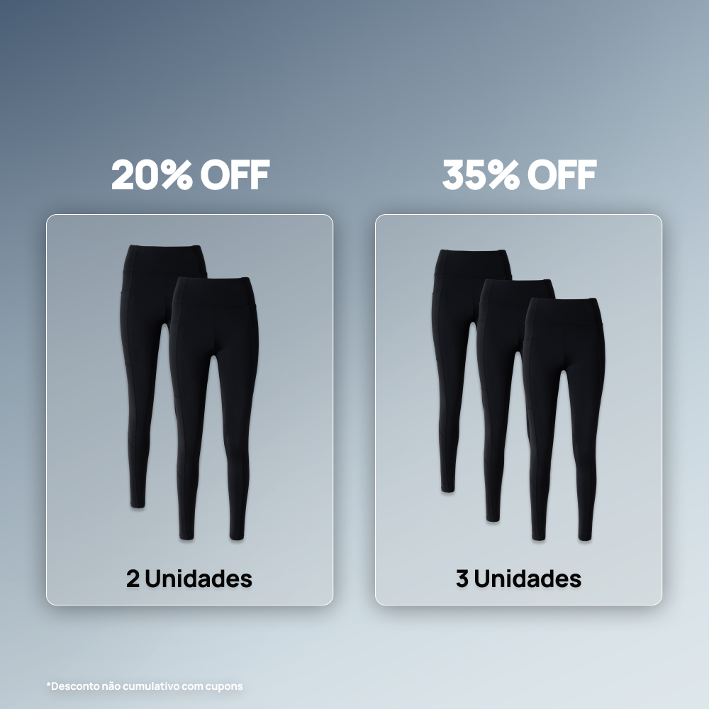 Calça Legging Feminina Easy - Desconto Progressivo