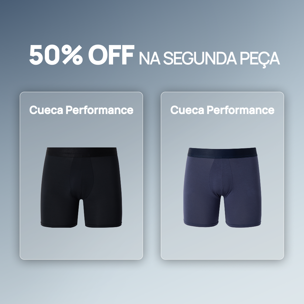 Kit 2 Cueca Boxer Performance | Segundo item 50% OFF