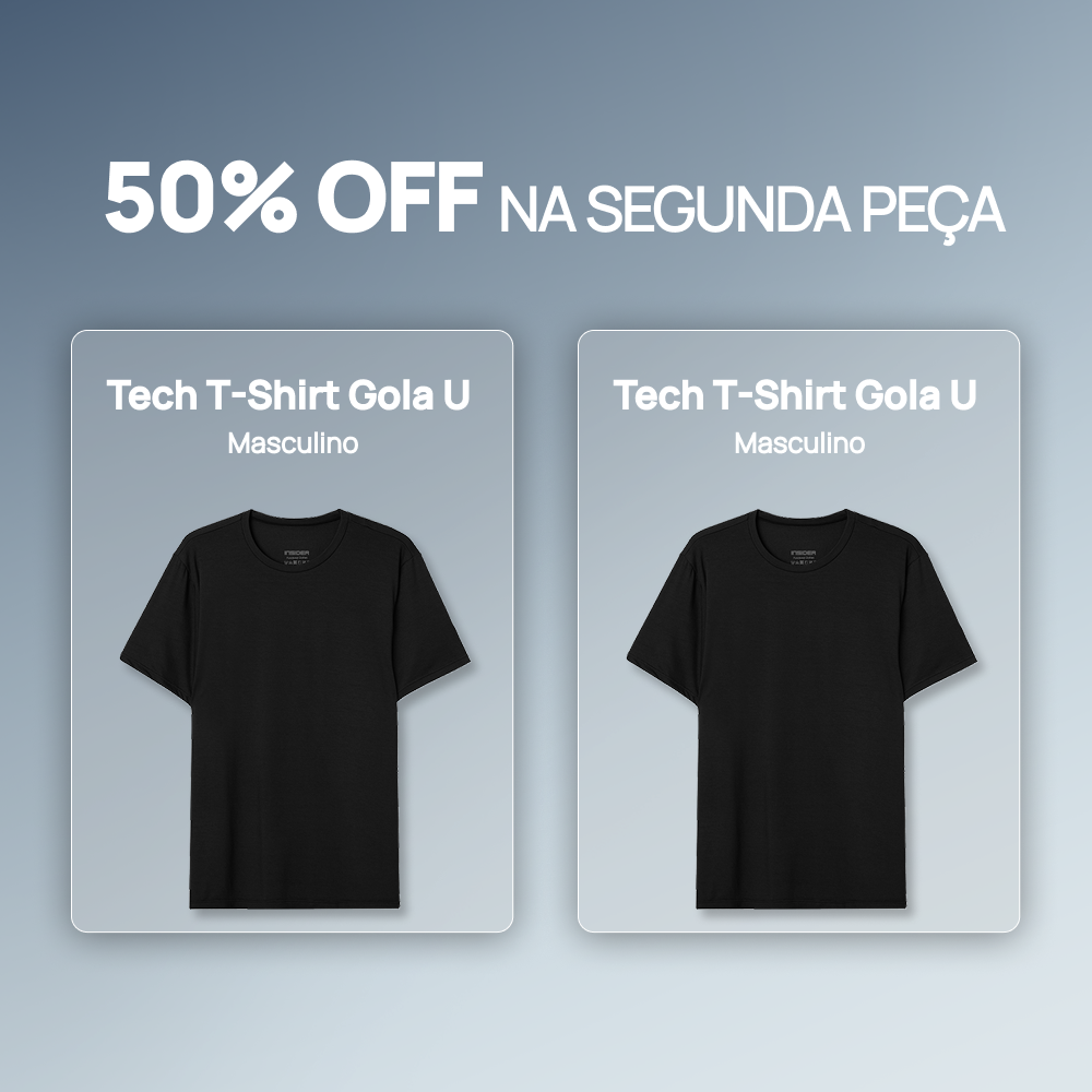Kit 2 Tech T-Shirt® - 50% OFF no Segundo Item