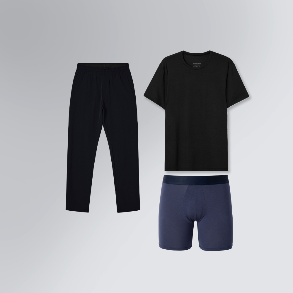 Conjunto Tech Essence | Tech T-Shirt, Calça Futureform e Cueca Performance