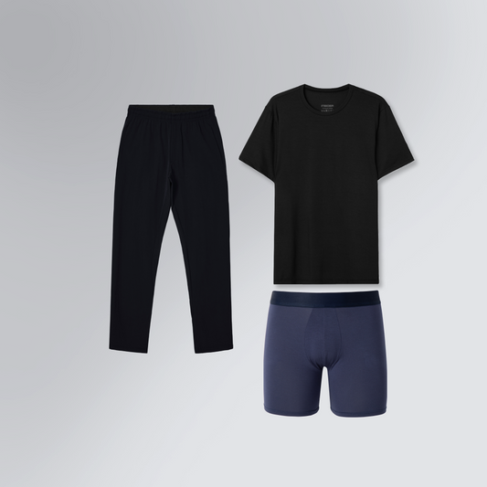 Conjunto Tech Essence | Tech T-Shirt, Calça Futureform e Cueca Performance