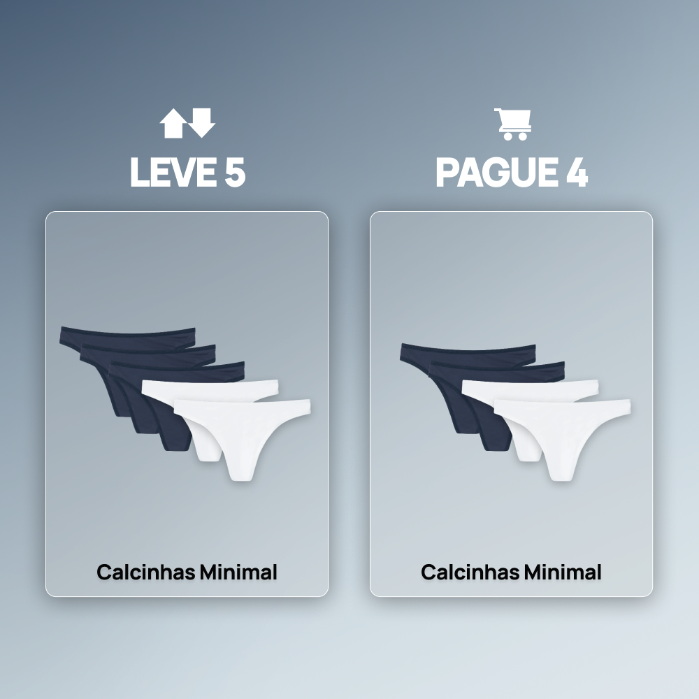 Calcinha Fio Minimal - Leve 5 Pague 4