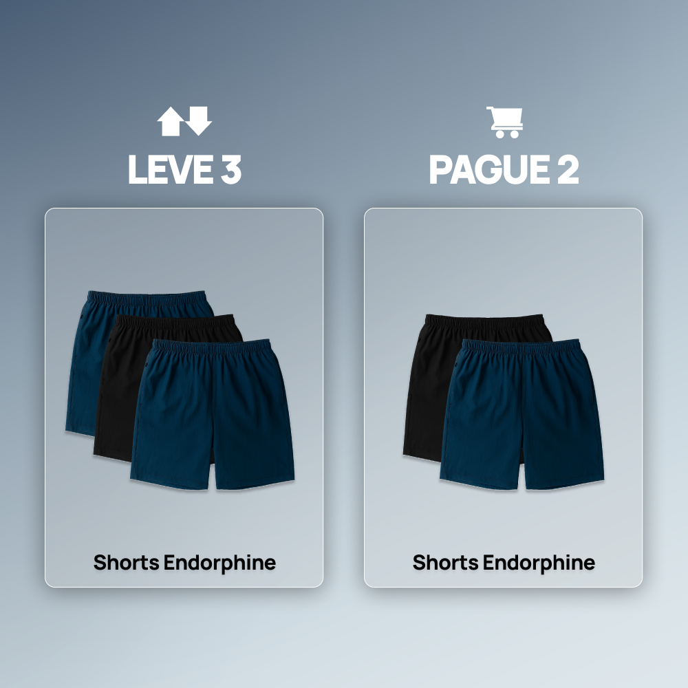 Short Esportivo Endorphine - Leve 3 Pague 2