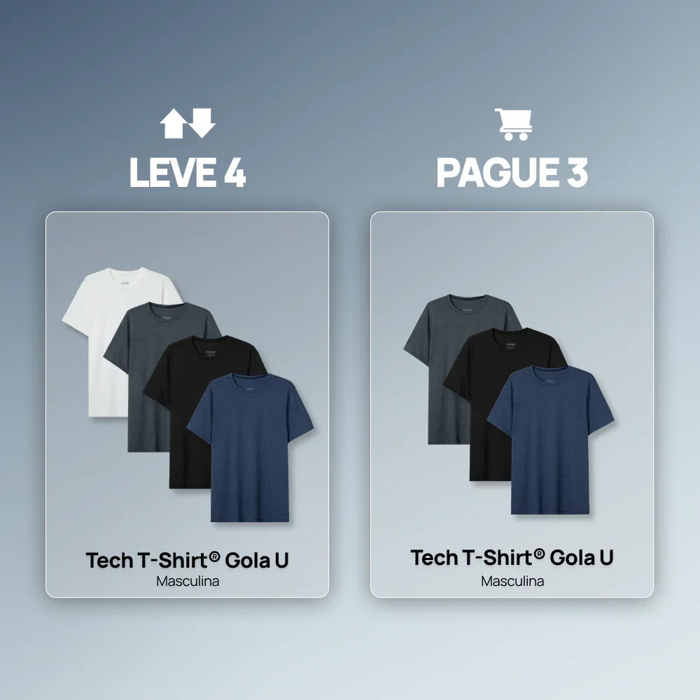 Tech T-Shirt® - Leve 4 Pague 3