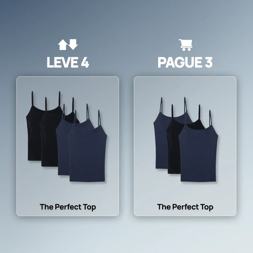 Blusa de Alça Feminina The Perfect Top - Leve 4 Pague 3