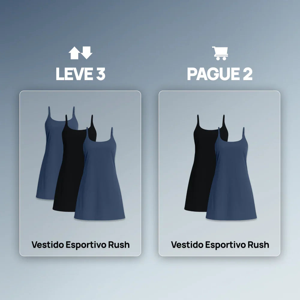 Vestido Curto Rush - Leve 3 Pague 2