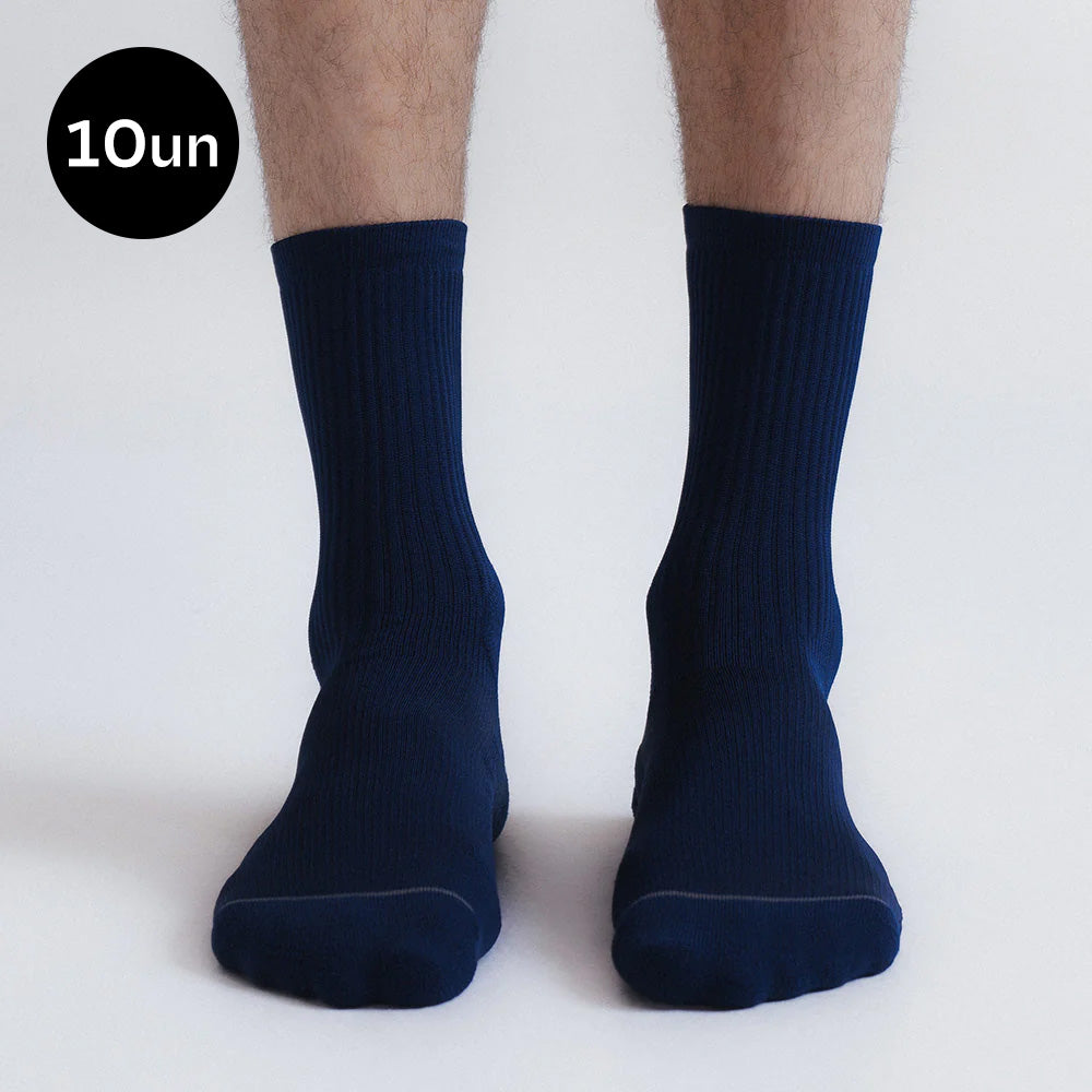 Kit 10 Spectrum Socks High 2.0