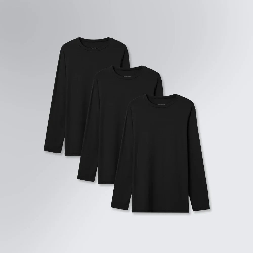 Kit 3 Tech T-Shirt® Manga Longa - Cores Selecionadas