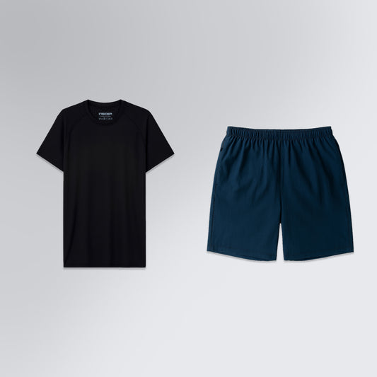 Conjunto 1 Camiseta Esportiva Performance T-Shirt 2.0 + 1 Shorts Esportivo Endorphine