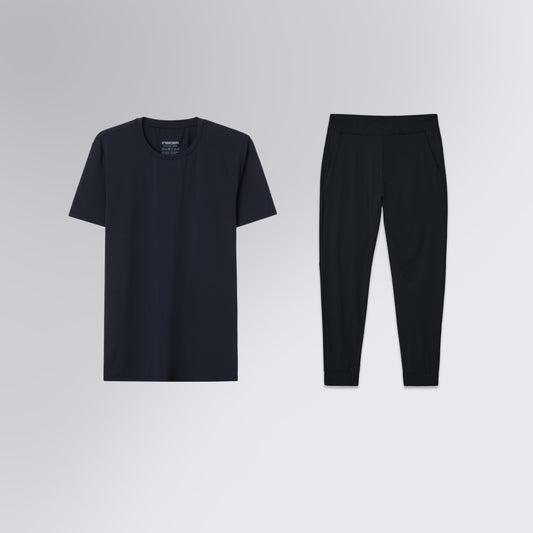 Conjunto Masculino Poliamida | Camiseta Esportiva e Jogger