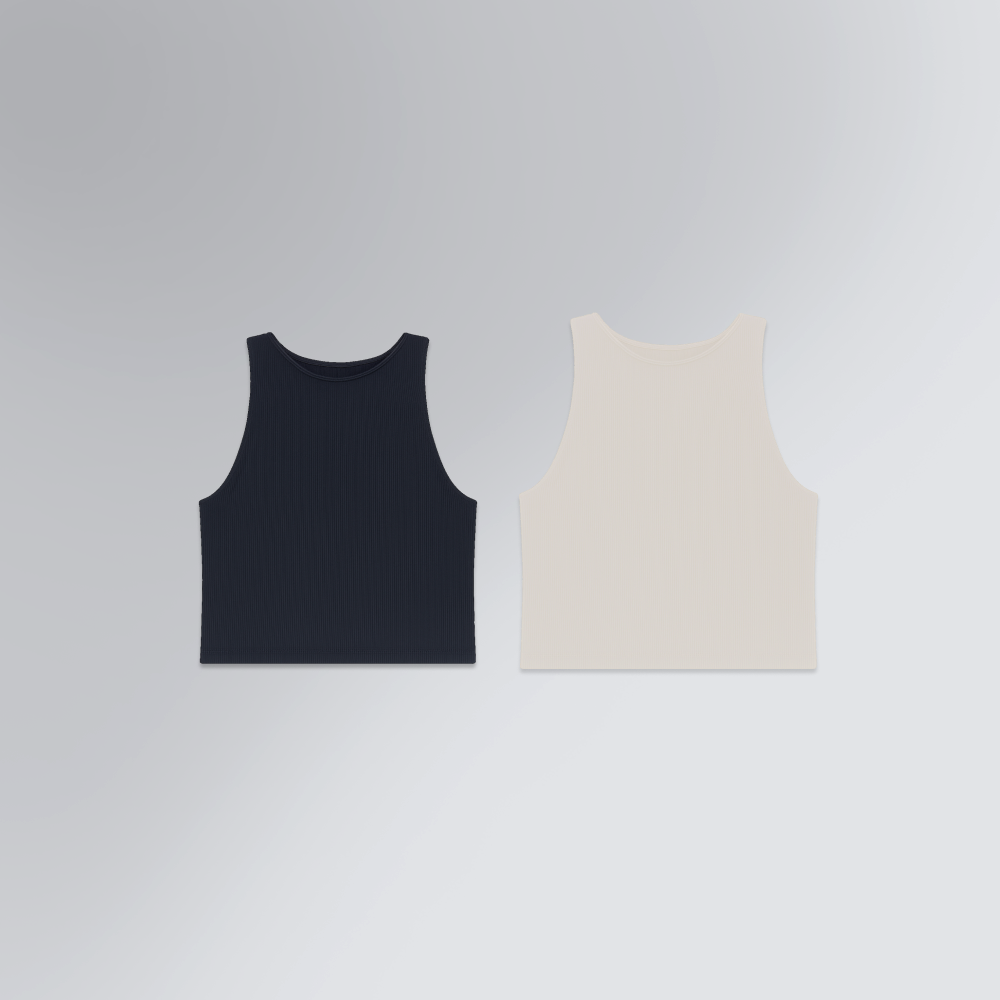 Kit 2 Regatas Cropped In-Form Seamless