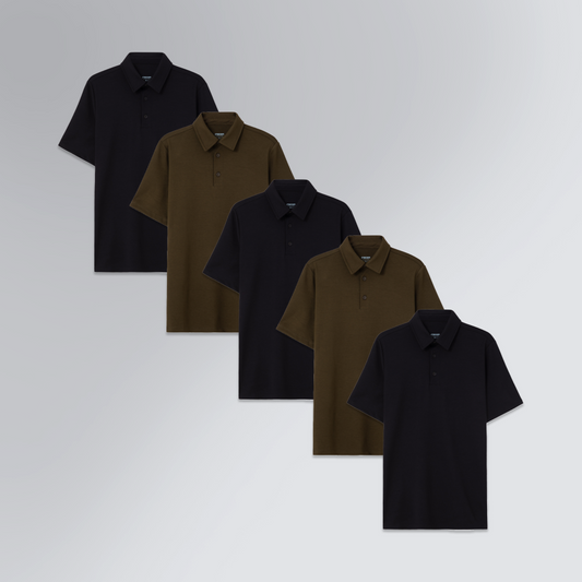 Kit 5 Camisetas Polo Game Changer