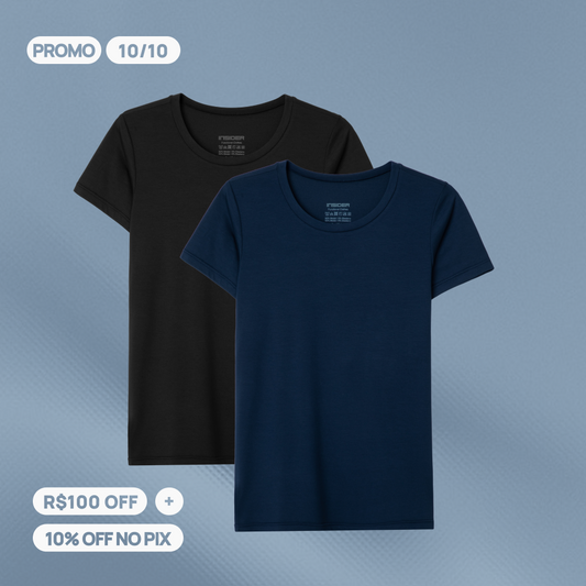 Kit 2 Tech T-Shirt® Feminina