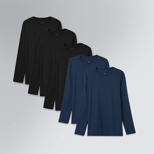 Kit 5 Tech T-Shirts Long Sleeve