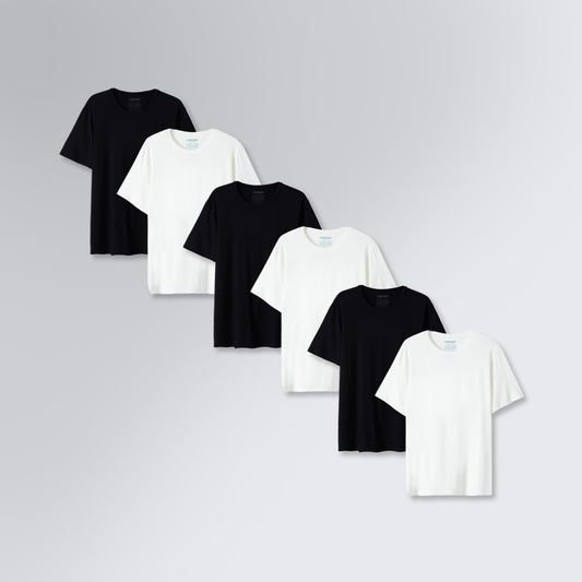 Kit 6 Camisetas Básicas Tech Daily