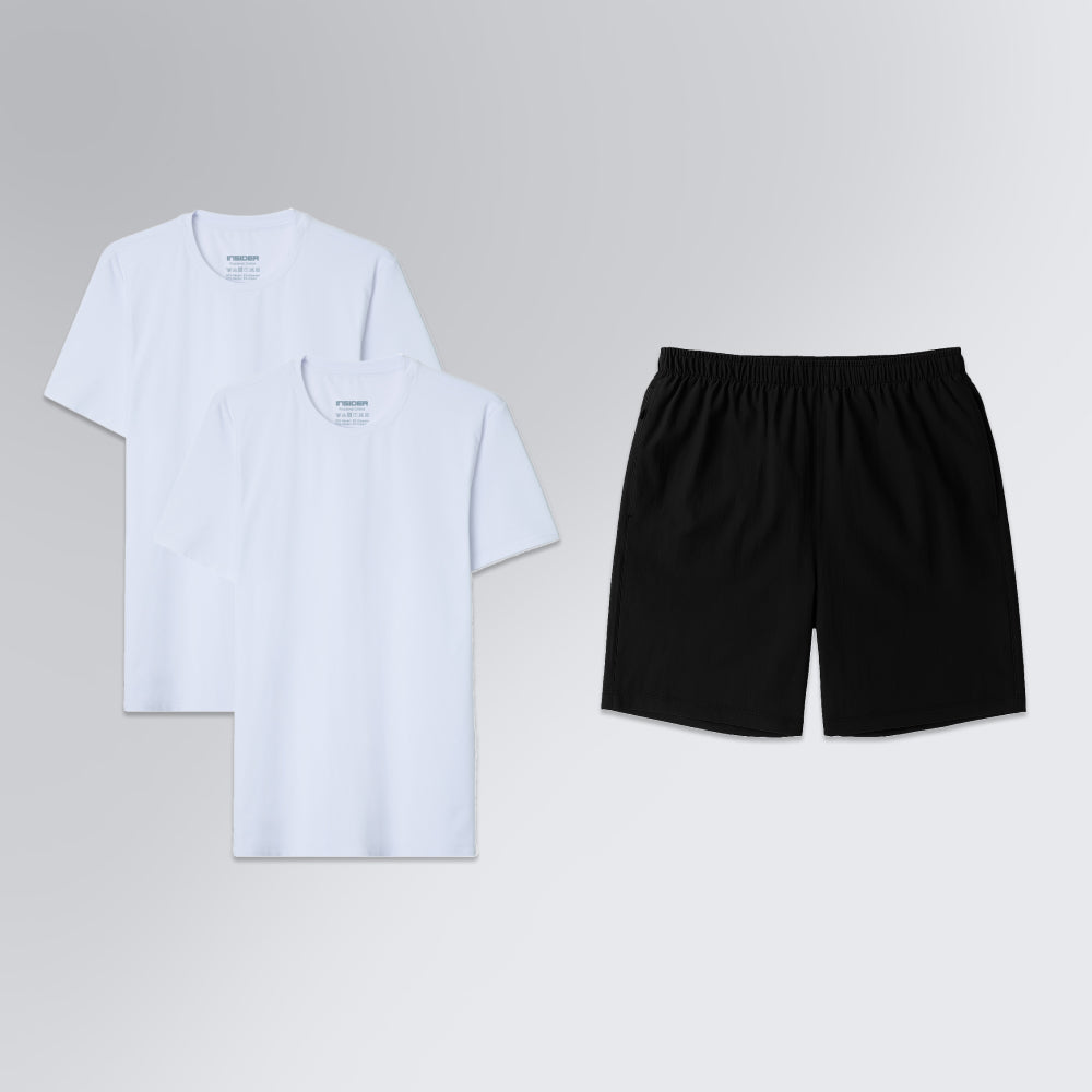 Conjunto 2 Camisetas Esportiva + Bermuda Future Shorts