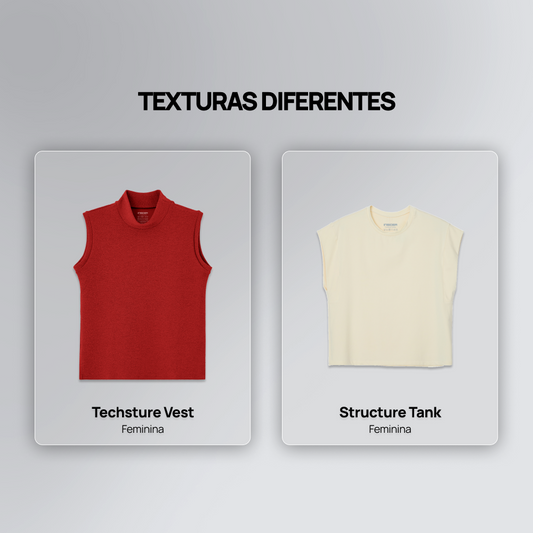 Experimente por menos: Techsture Vest + Structure Tank