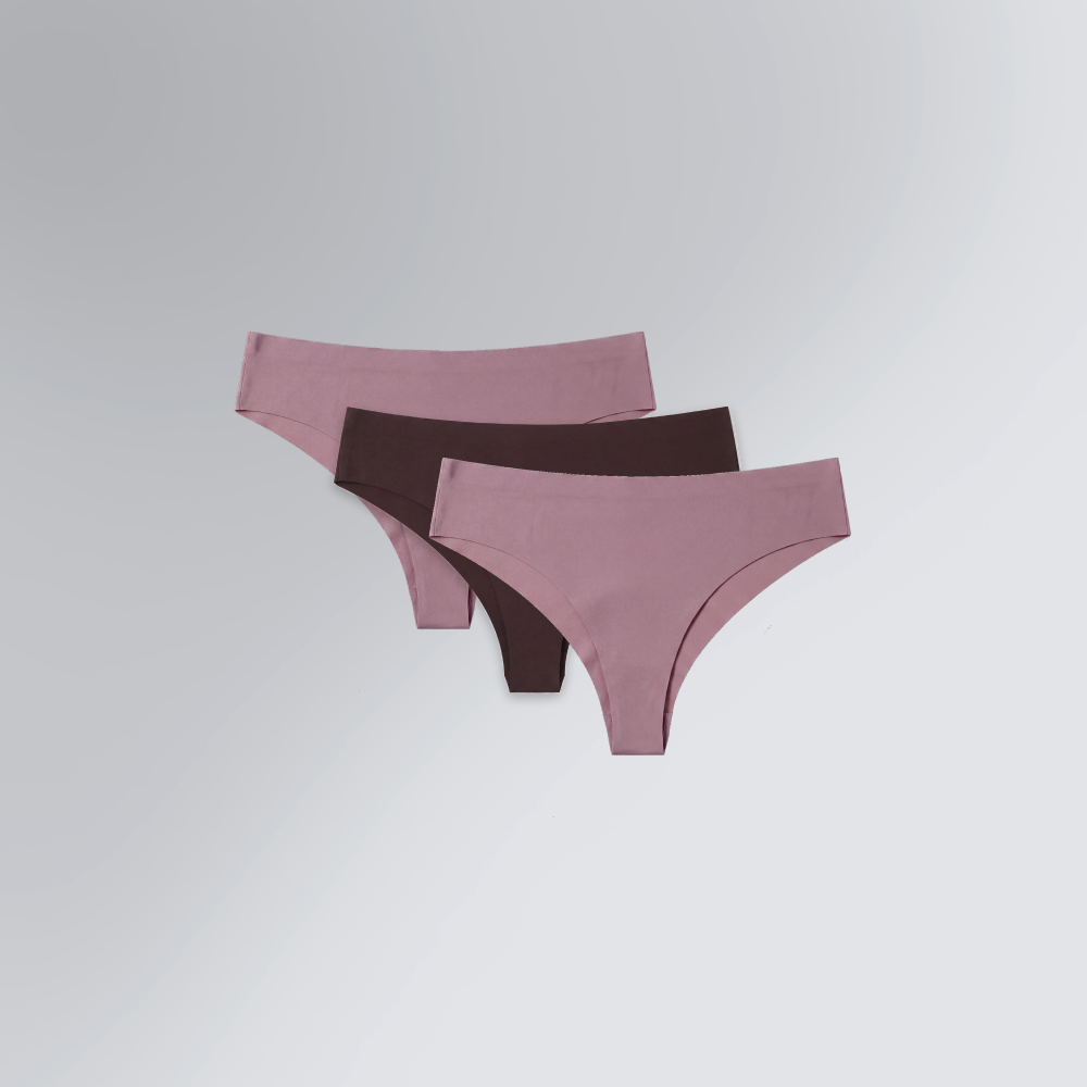 Kit 3 Calcinhas Fio Brief Corte a Laser Feminino