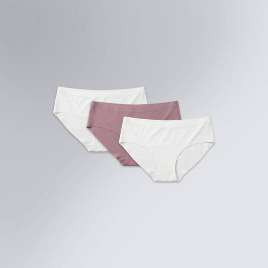 Kit 3 Calcinhas Caleçon Cover Corte a Laser Feminino