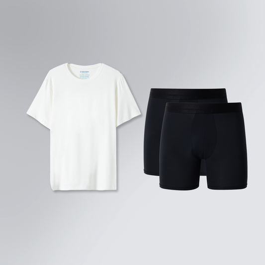 Kit Presente Comfy Masculino | Tech Daily e 2 Cuecas Performance