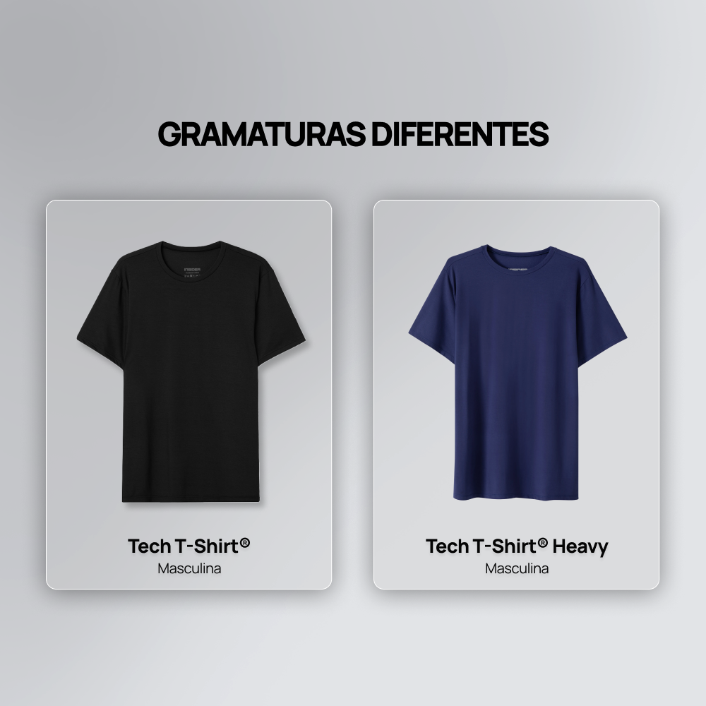 Experimente por menos: Tech T-Shirt® + Tech Heavy Masculino