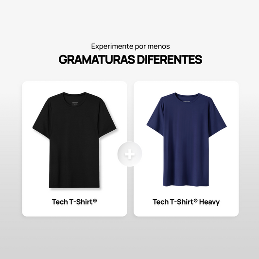 Tech T-Shirt® + Camiseta Modal Tech T-Shirt® Heavy