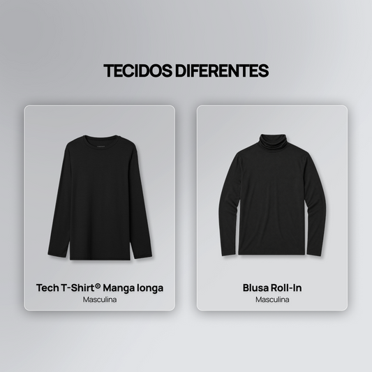Experimente por menos: Tech T-Shirt® Long Sleeve + Roll-In Masculino
