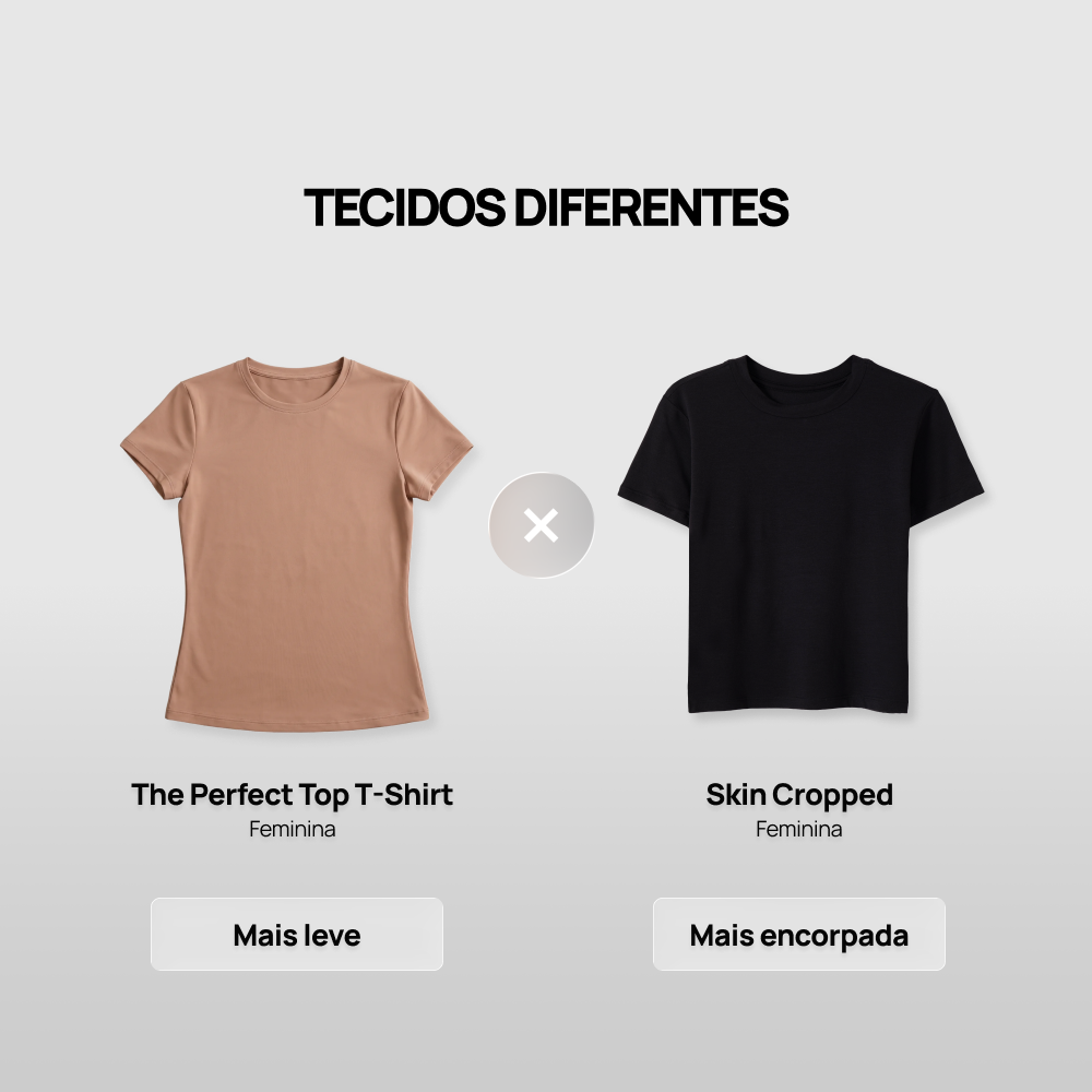Skin Cropped + The Perfect Top T-Shirt