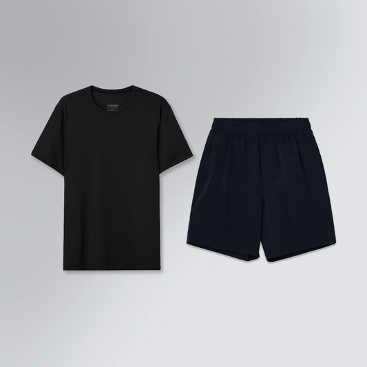 Kit Presente Tecnológico Masculino | Tech T-Shirt® e Bermuda Alfaitaria Future Shorts