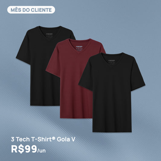 Kit 3 Tech T-Shirts Gola V