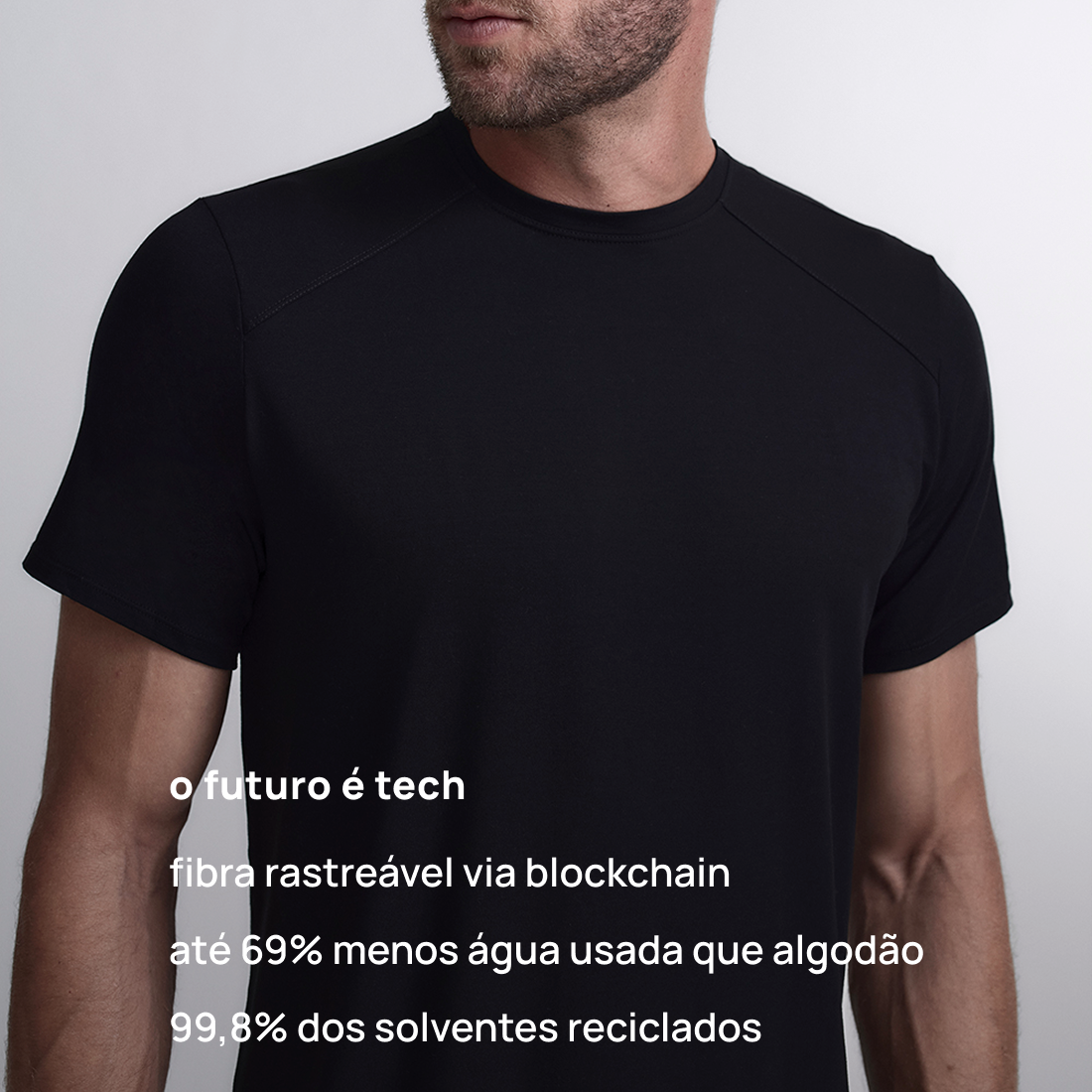 Camiseta Premium Tecnológica NEXTECH™ T-Shirt Masculina
